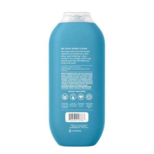 Method Men Body Wash, Sea and Surf Scent, Paraben and Phthalate Free, Quick-Lathering Cleansers, Cruelty Free, 18 oz (Pack of 1)
