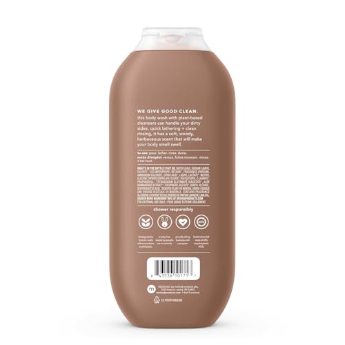 Method Men Body Wash, Sea and Surf Scent, Paraben and Phthalate Free, Quick-Lathering Cleansers, Cruelty Free, 18 oz (Pack of 1)