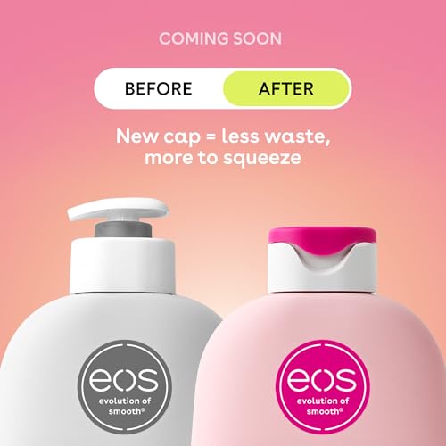 eos Shea Better Body Lotion Vanilla Cashmere, 24-Hour Moisture Skin Care, Lightweight & Non-Greasy, Natural Shea, Vegan, Vanilla Body Lotion, 16 fl oz