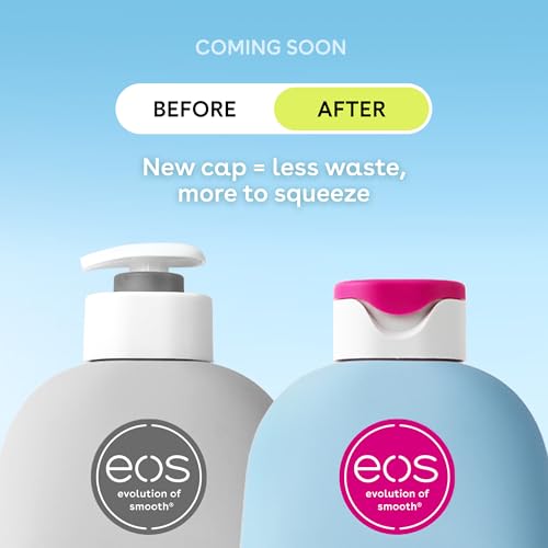 eos Shea Better Body Lotion Vanilla Cashmere, 24-Hour Moisture Skin Care, Lightweight & Non-Greasy, Natural Shea, Vegan, Vanilla Body Lotion, 16 fl oz