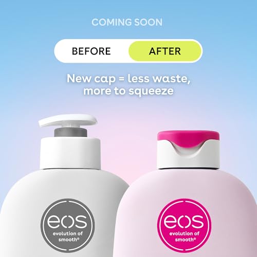 eos Shea Better Body Lotion Vanilla Cashmere, 24-Hour Moisture Skin Care, Lightweight & Non-Greasy, Natural Shea, Vegan, Vanilla Body Lotion, 16 fl oz