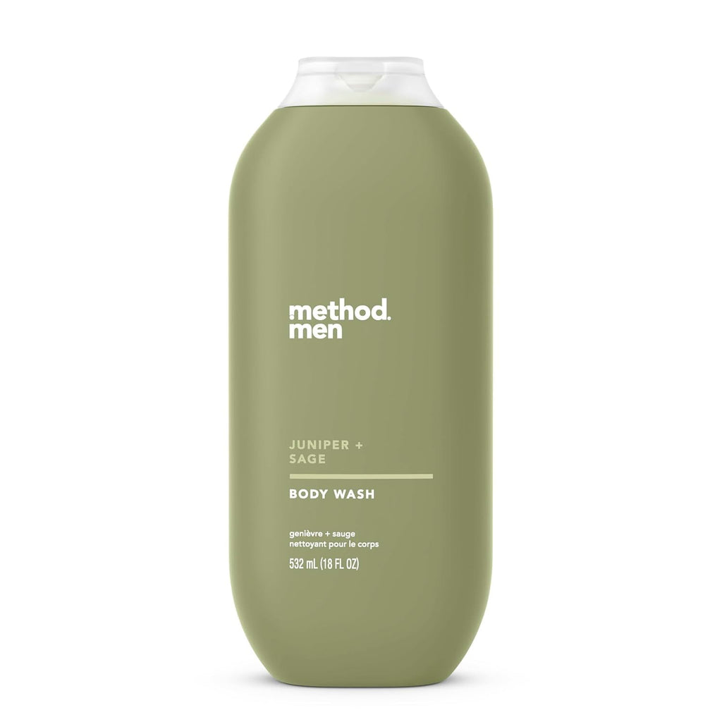 Method Men Body Wash, Sea and Surf Scent, Paraben and Phthalate Free, Quick-Lathering Cleansers, Cruelty Free, 18 oz (Pack of 1)