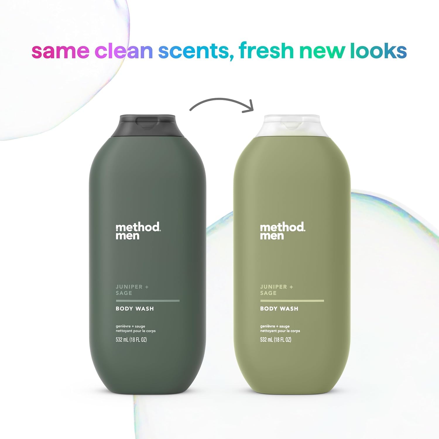 Method Men Body Wash, Sea and Surf Scent, Paraben and Phthalate Free, Quick-Lathering Cleansers, Cruelty Free, 18 oz (Pack of 1)