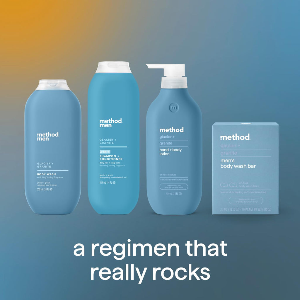 Method Men Body Wash, Sea and Surf Scent, Paraben and Phthalate Free, Quick-Lathering Cleansers, Cruelty Free, 18 oz (Pack of 1)