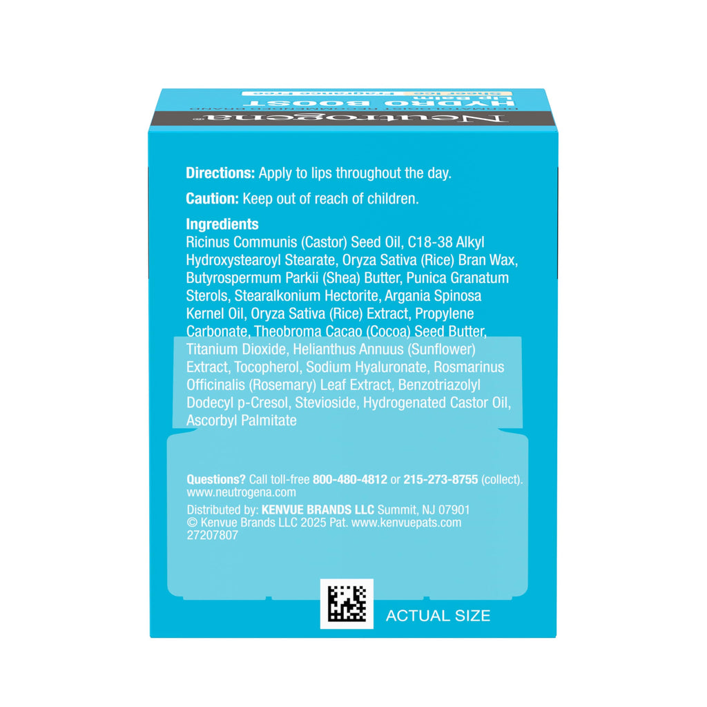 Neutrogena Hydro Boost Hyaluronic Acid Lip Balm, Nourishing Vitamin E Leaves Lips Feeling Hydrated, Sheer Pink Tinted Color with a Sweet Berry Flavor, Sheer Berry, 0.5 oz