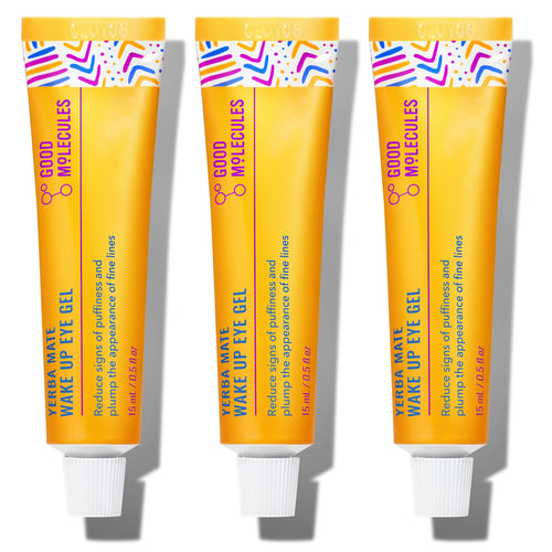 Good Molecules Yerba Mate Wake Up Eye Gel - Hydrating Under Eye Gel Cream with Hyaluronic Acid and Caffeine - Target Dark Circles and Puffiness - Skin Care for Face